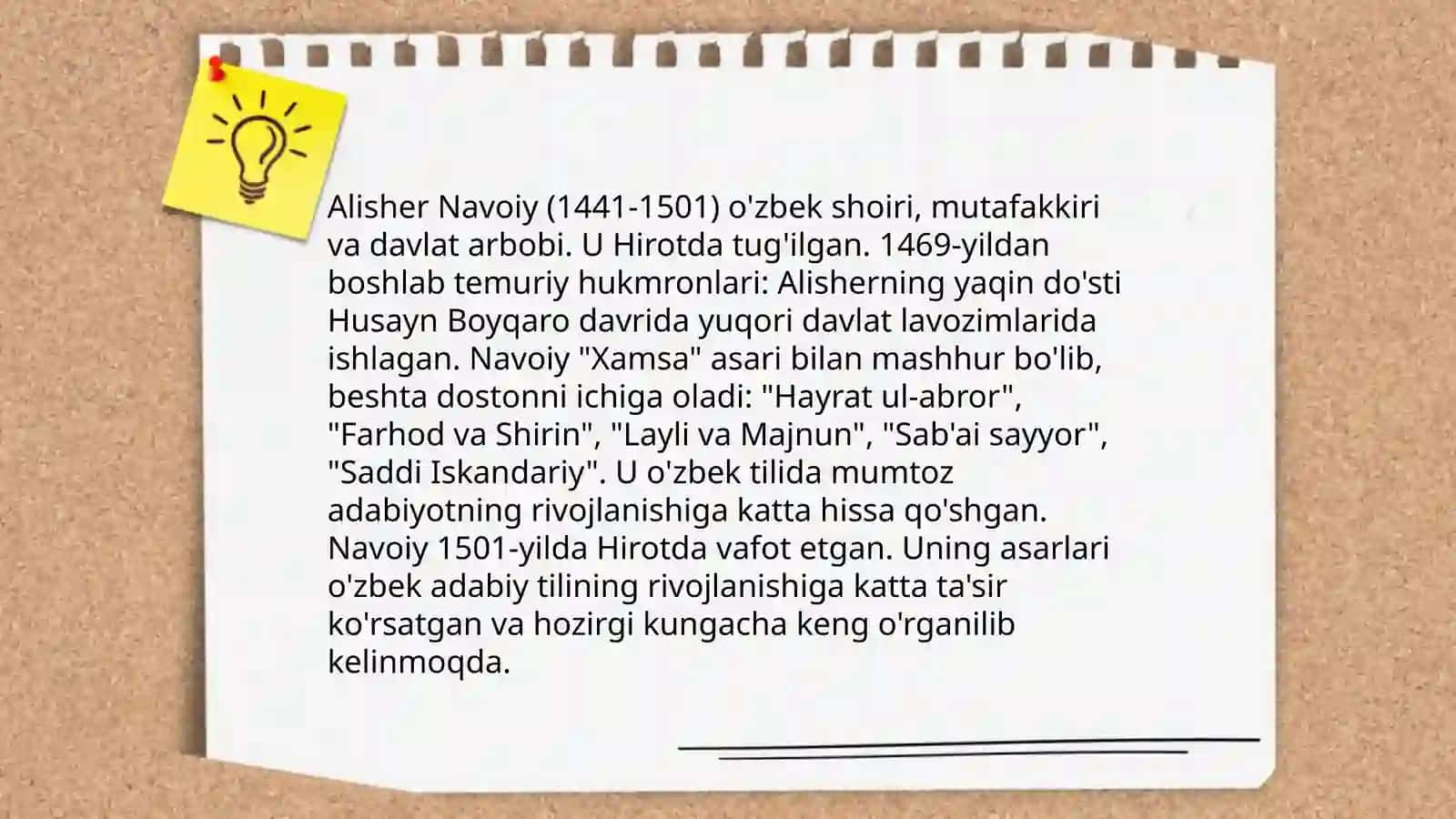 Majolis un-nafois asarini tahlilini yozish 4