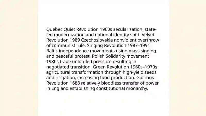 A Quiet Revolution 4