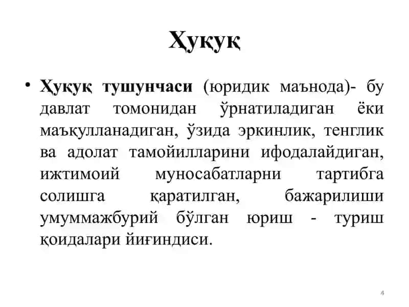 МОЛИЯ ҲУҚУҚИГА КИРИШ.pptx 4