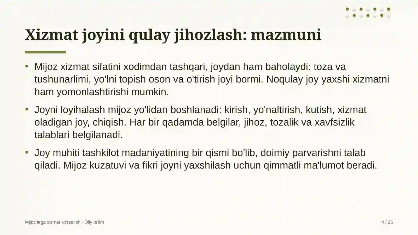 teatrlarda xizmat ko'rsatish joyini mijozlarga qulay jihozlash 4876 4