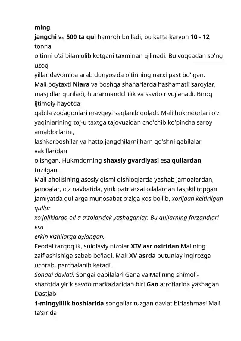 O‘RTA ASRLARDA AFRIKA 4