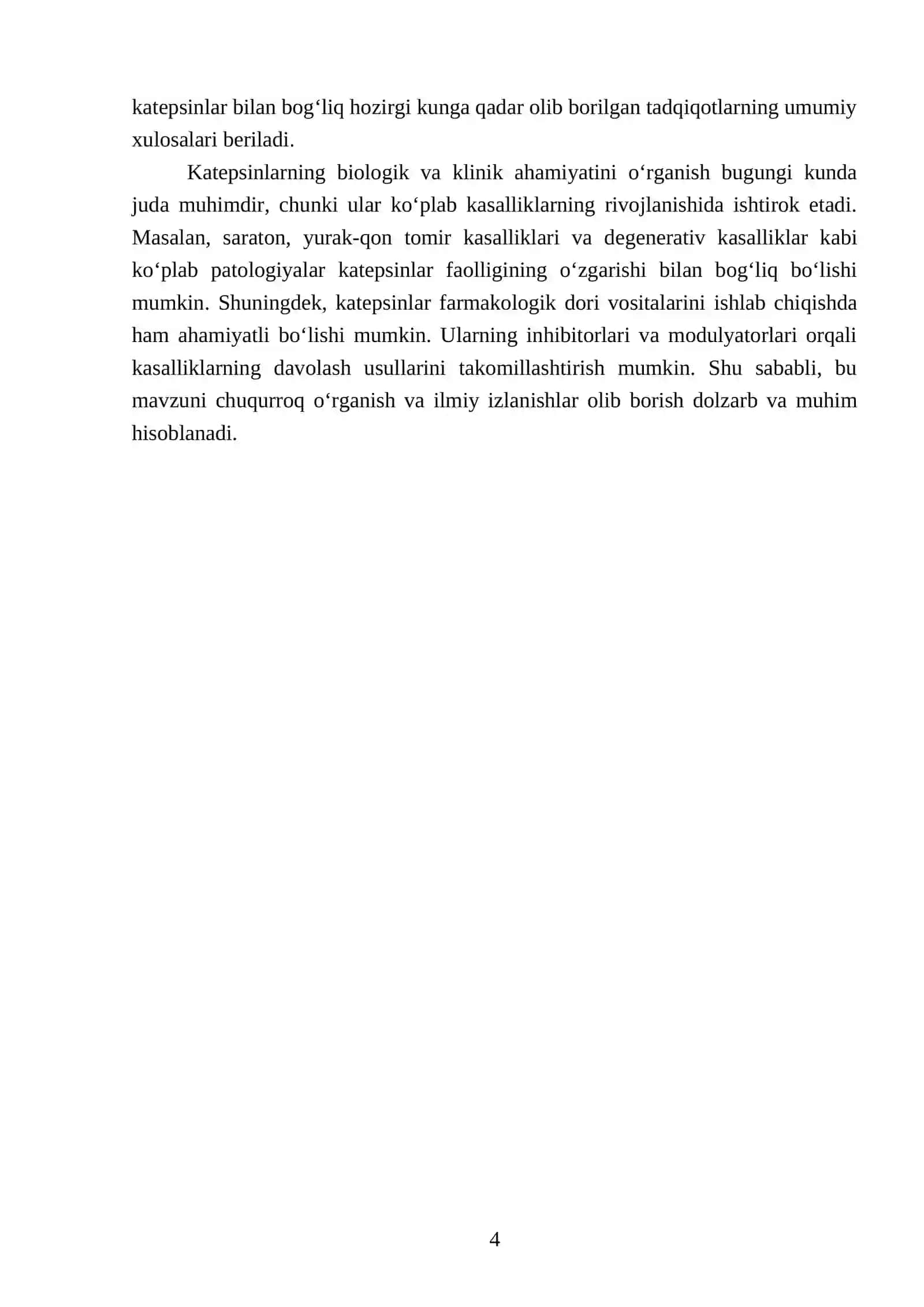 Katepsinlar va ularning klinik ahamiyati 4