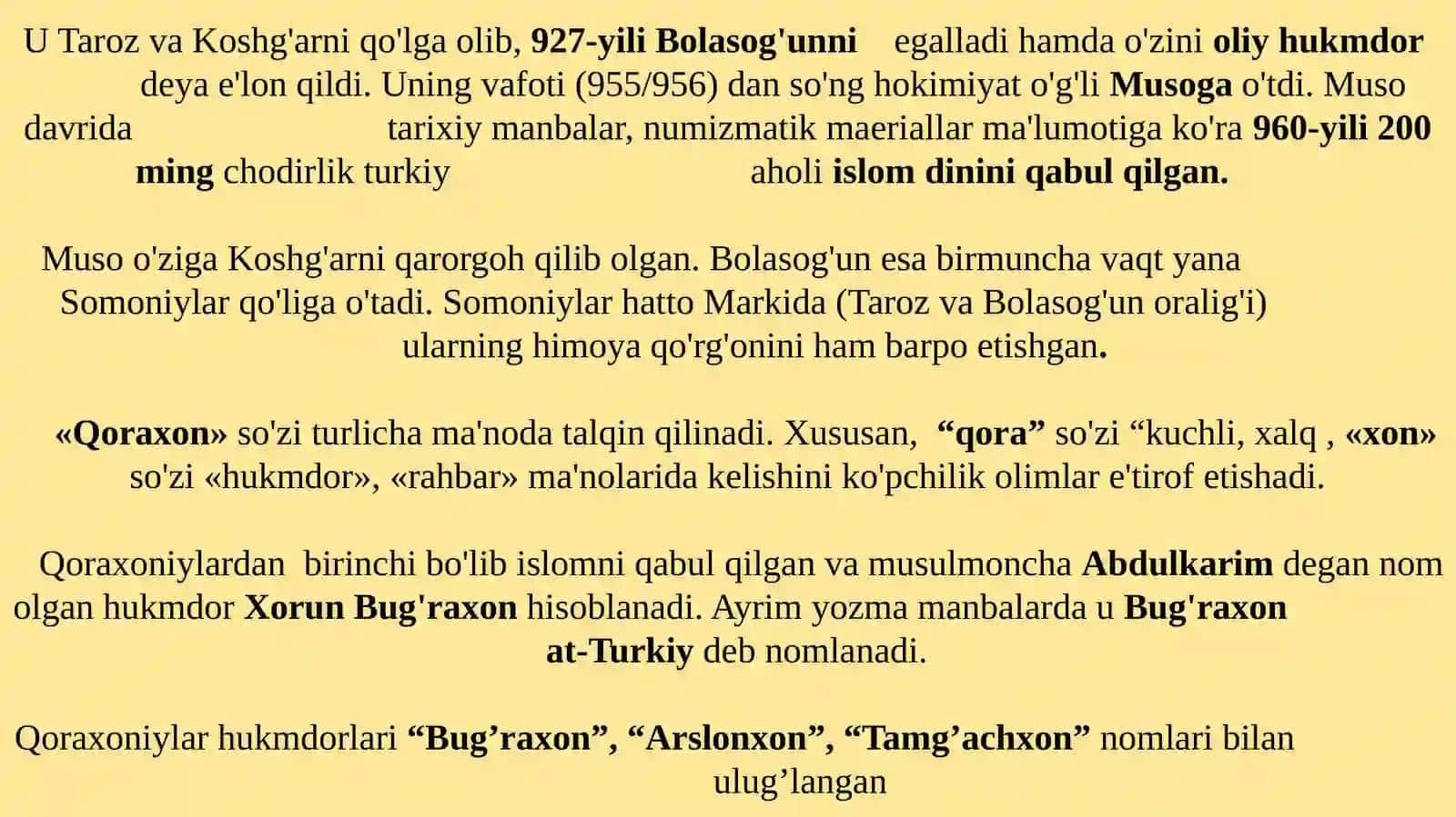 Qoraxoniylar davlati 4