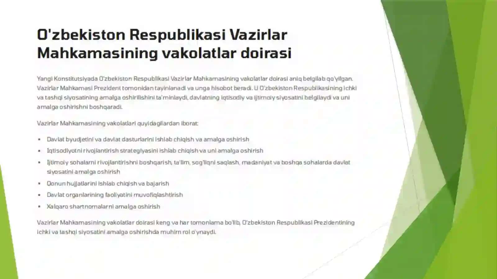 vazirlar mahkamasi va bosh vazir 4