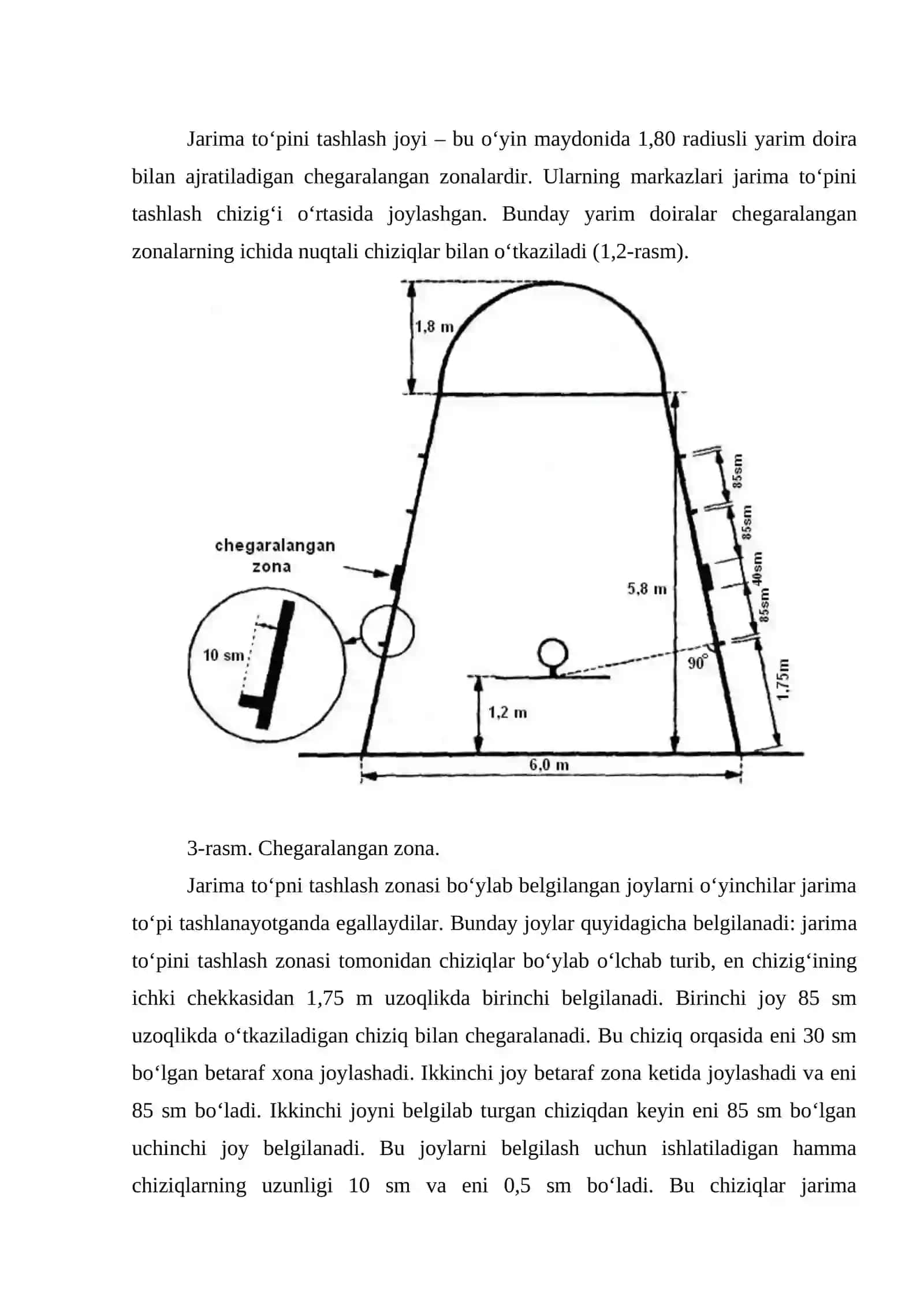 BASKETBOL O'YIN MAYDONI O'LCHAMLARI 4