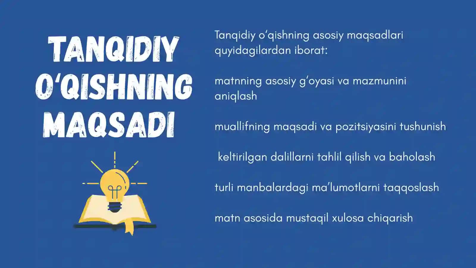 Tanqidiy oʻqish va uning amaliy asoslari AKKK 4