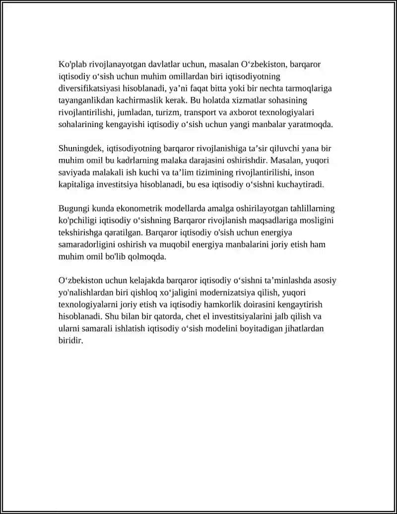 BARQAROR RIVOJLANISHNING IQTISODIY IMPERATEVLIGI 4