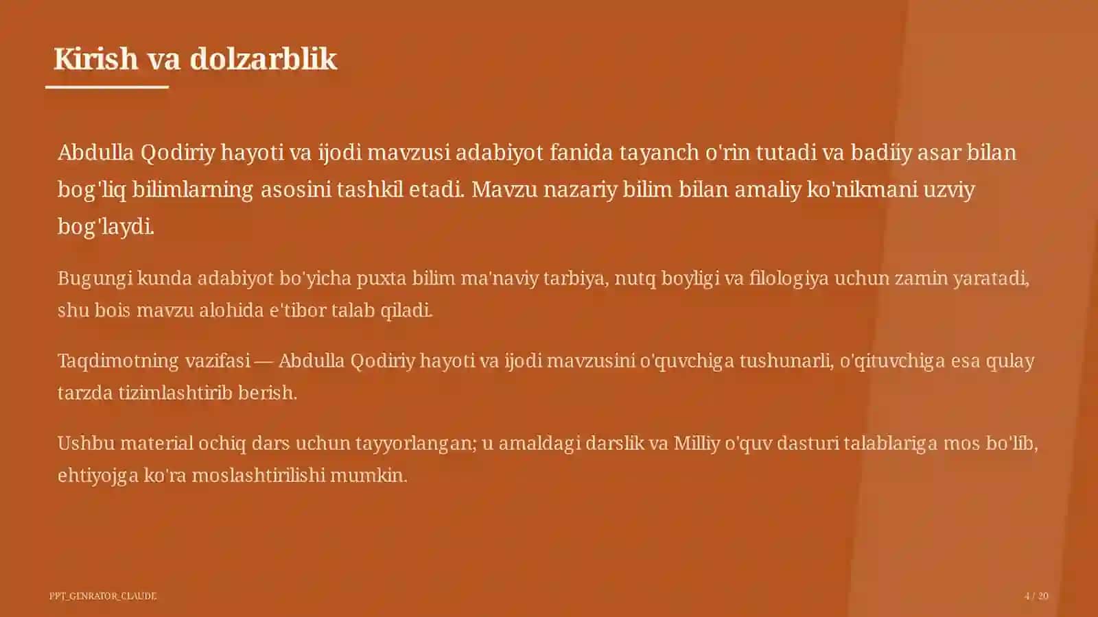 Abdulla Qodiriy hayoti va ijodi (7-sinf) 4