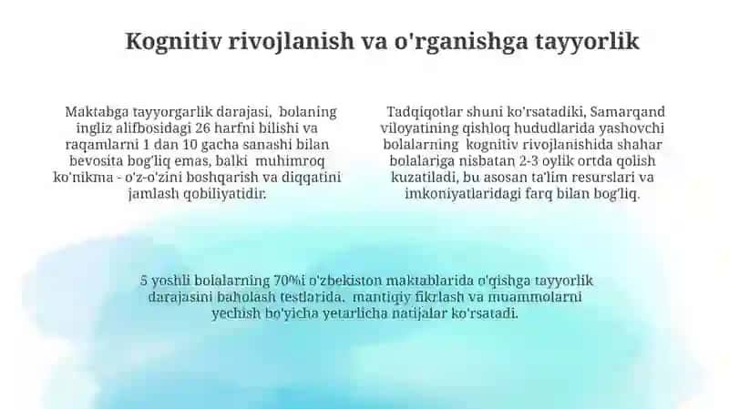 Bolalarni maktabga psixologik tayyorligi 4