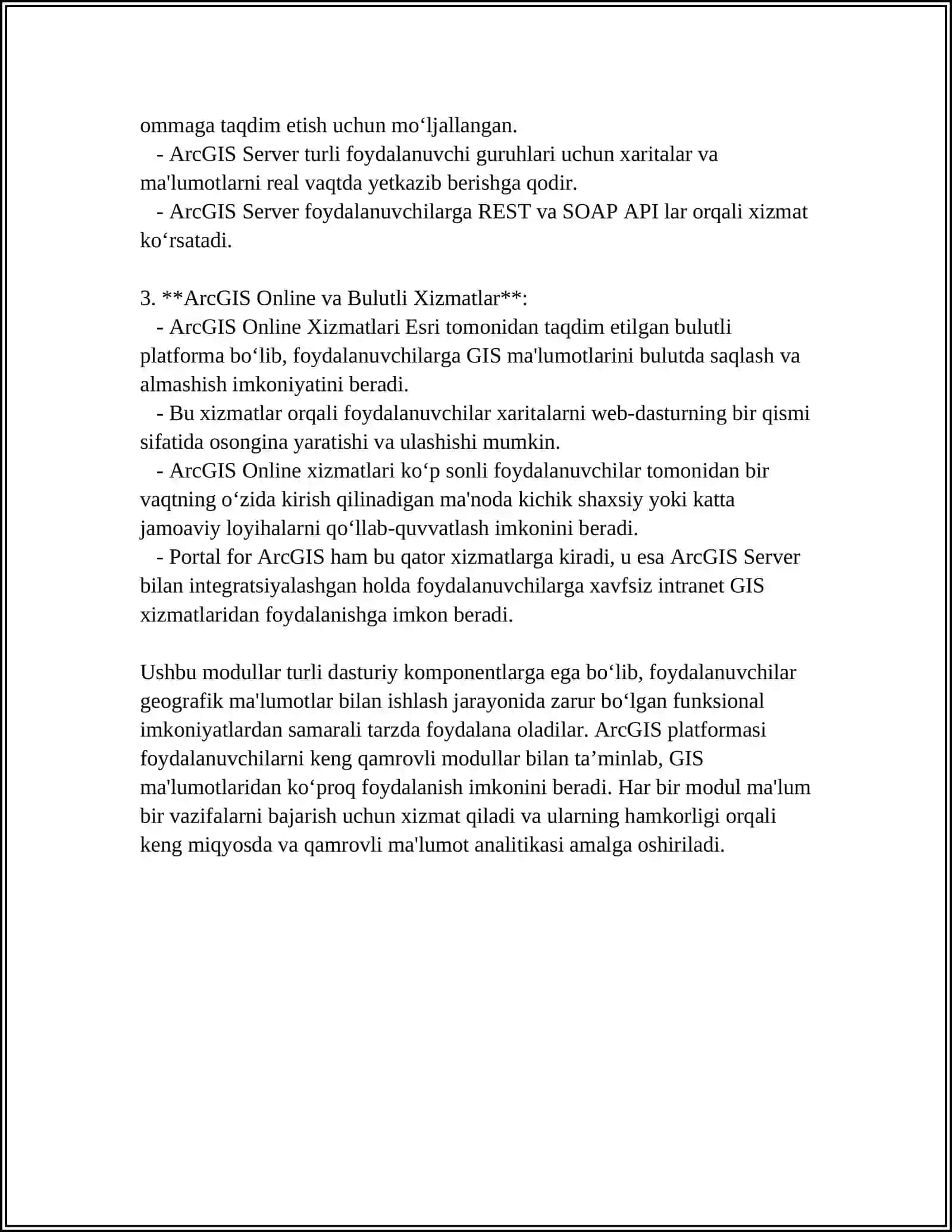ArcGIS ARCCATALOG 4
