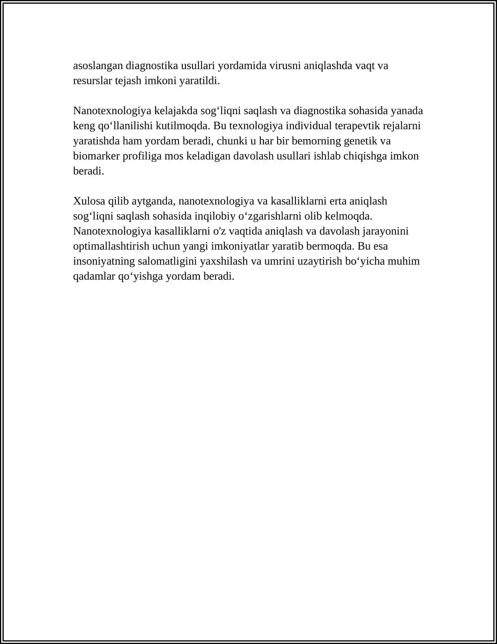 NANOTEXNOLOGIYALARNING TIBBIYOTDA QÒLLANILISHI 4