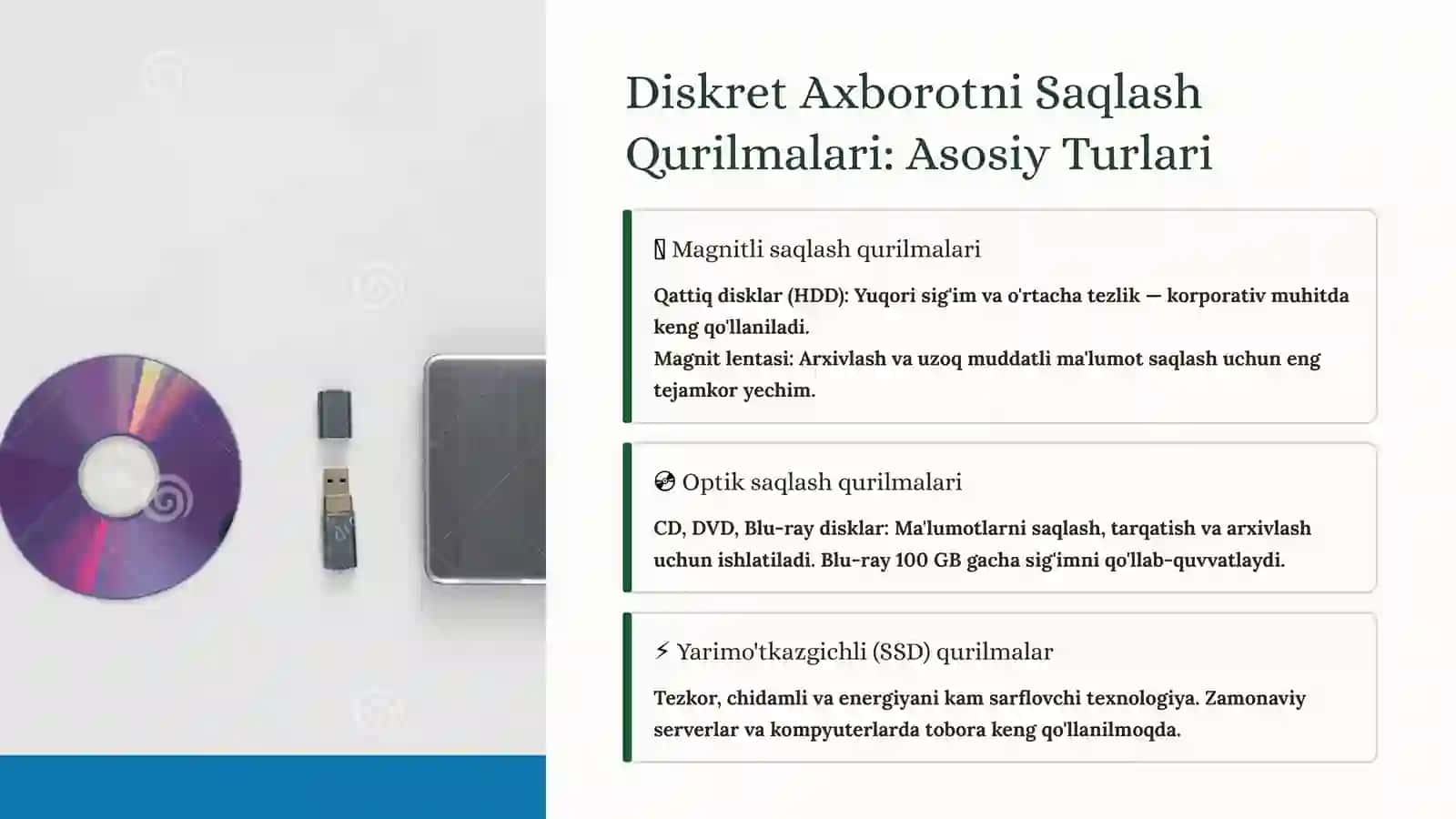 Diskret Axborotni Saqlash Qurilmalari 4