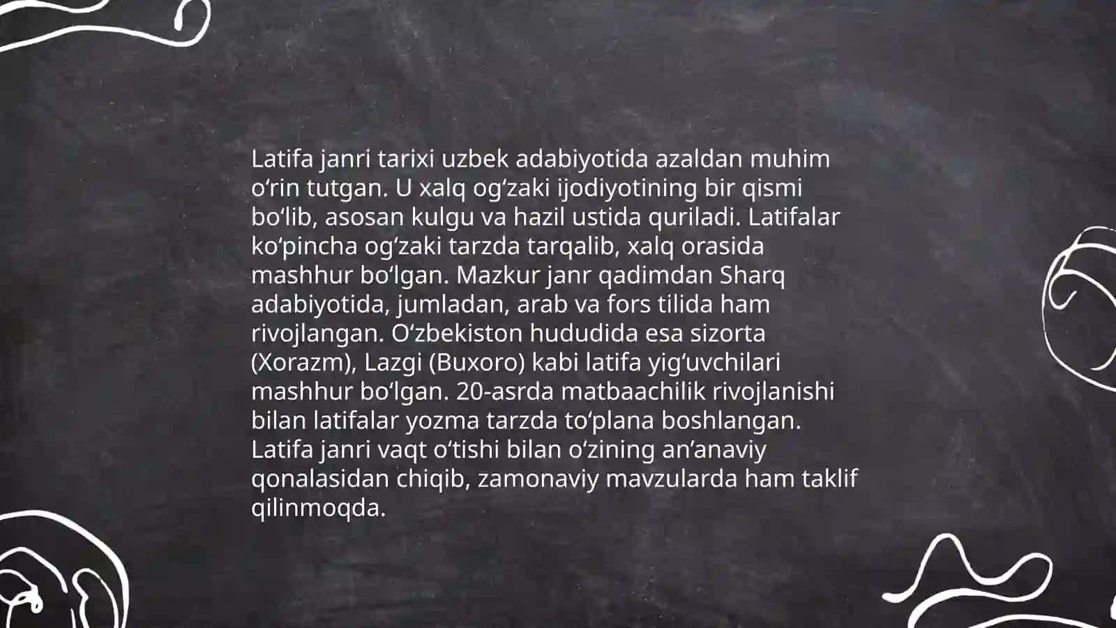 Latifa va ijtimoiy munosabatlar 4