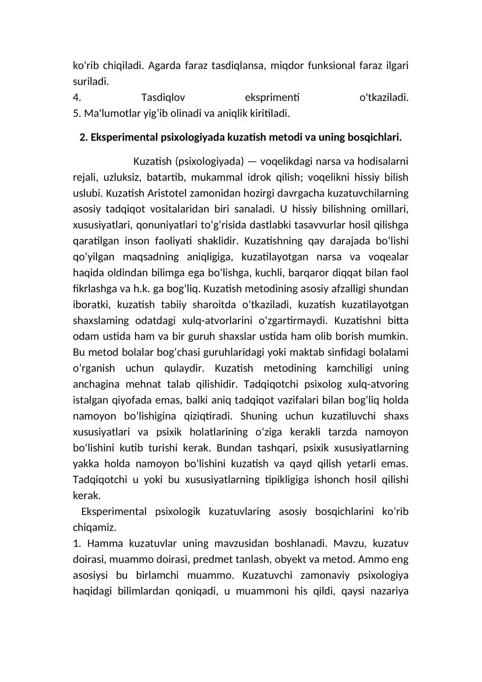 Psixologiyada eksperimental metodining tarixi 4