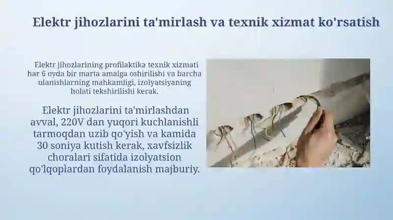 Elektr xavfsizligi 4