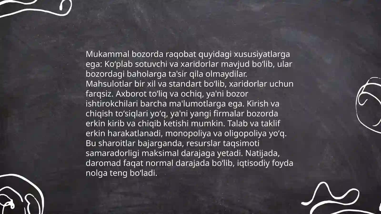 Mukammal bozorda raqobat va monopoliya 4