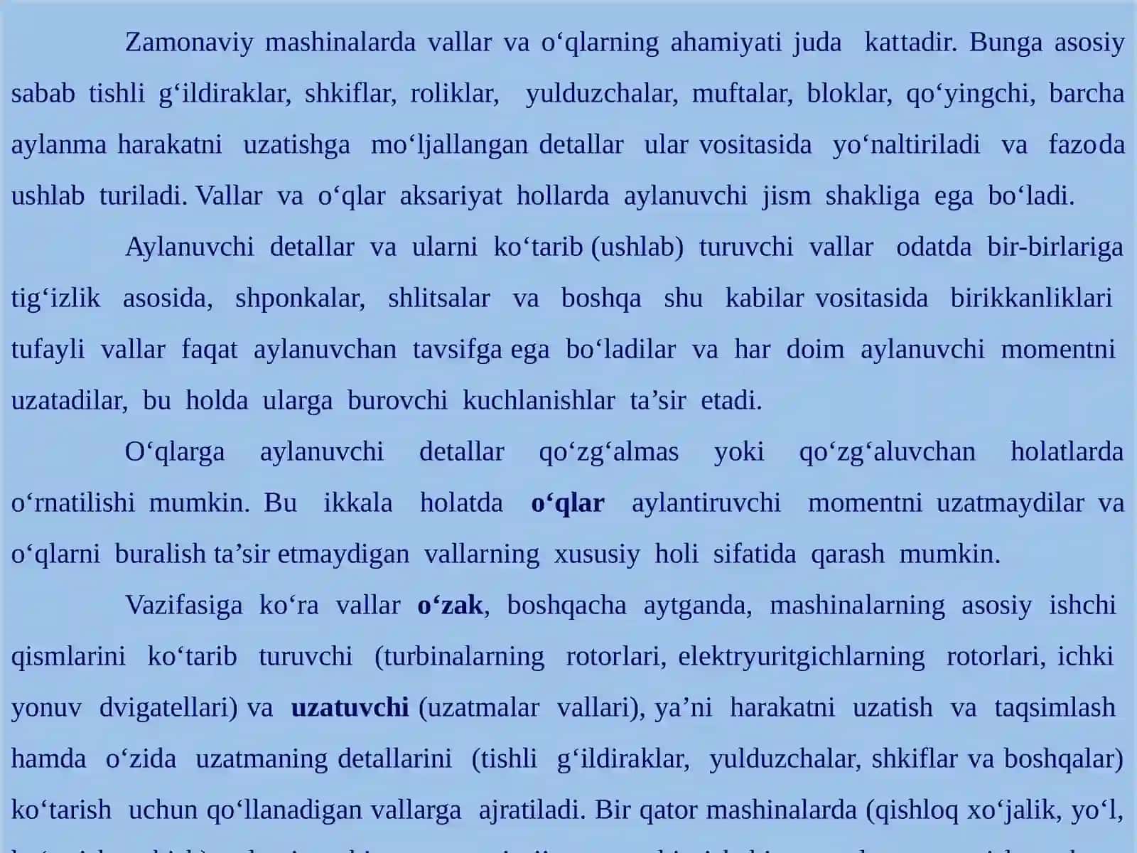 Vallar va o‘qlarning tuzilishi 4