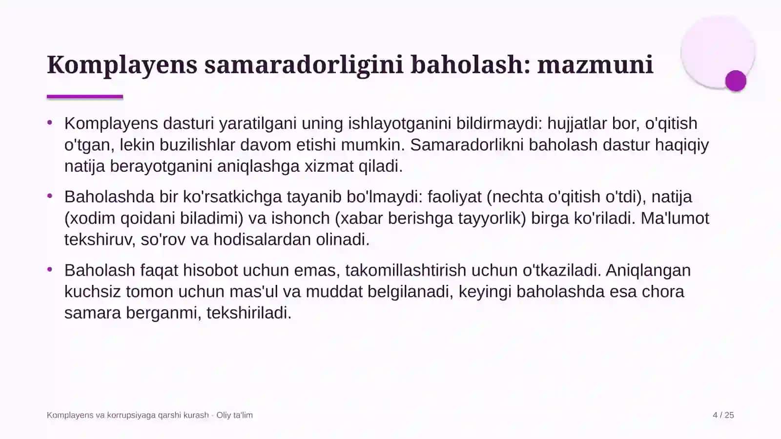 Avtomobillarga gaz to'ldirish shoxobchalarida komplayens samaradorligini baholash 4