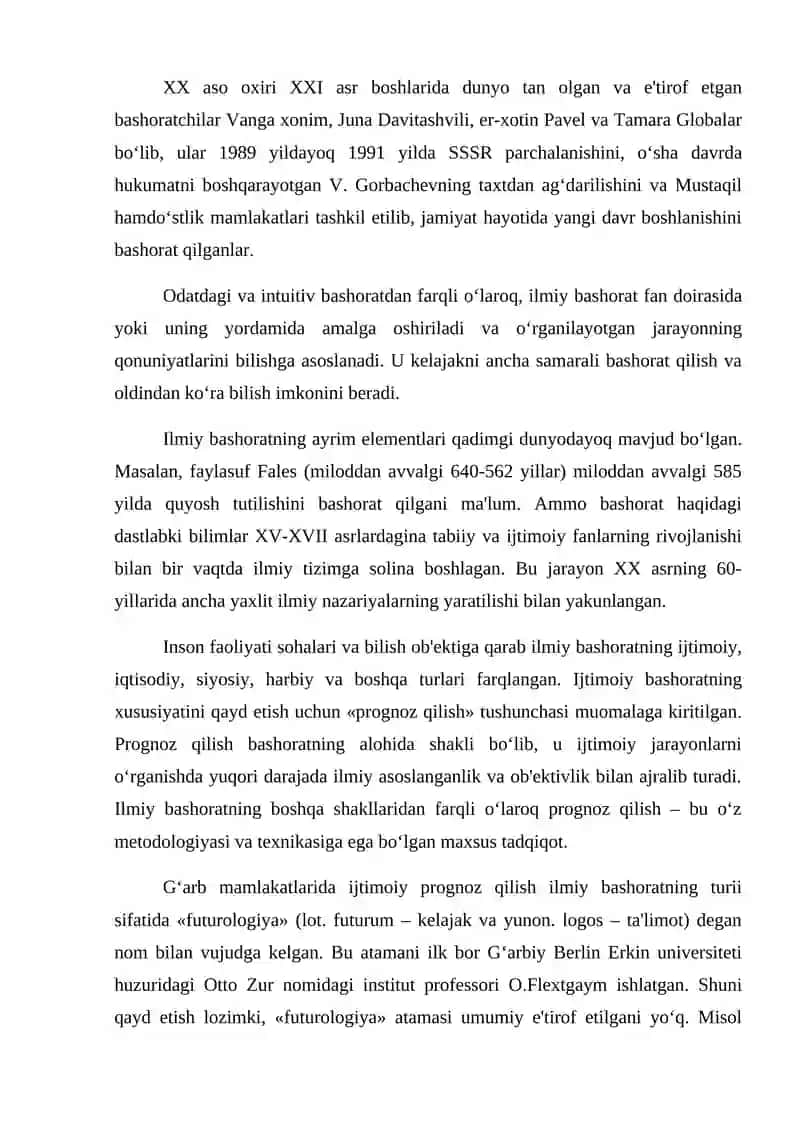 Ijtimoiy prognozlashtirish muammolari 4