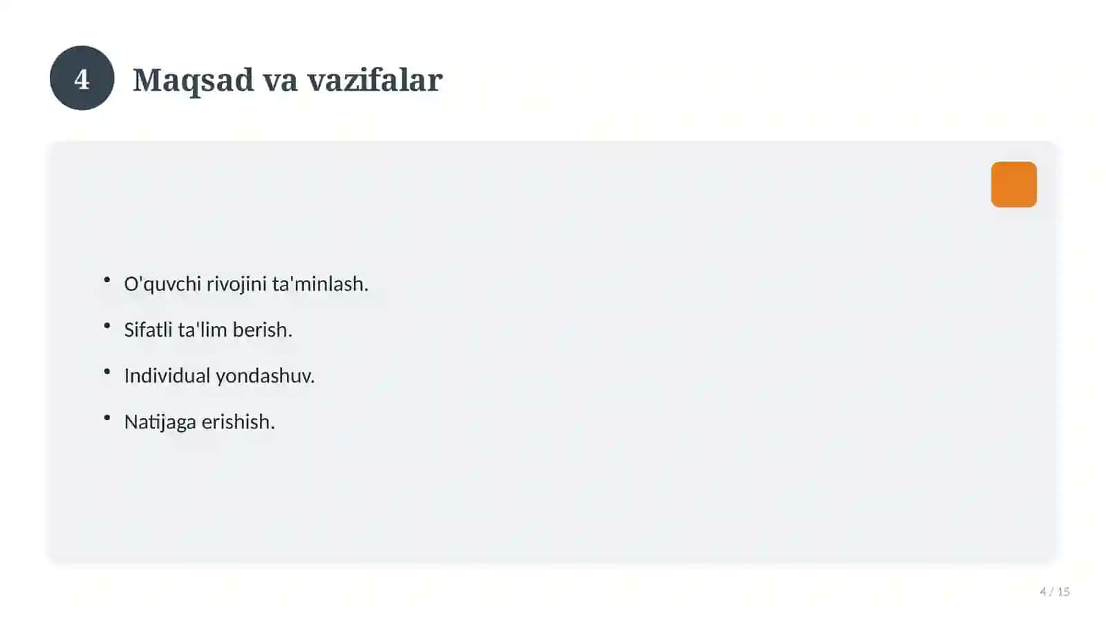4-5 yoshli bolaning rivojlanish xaritasi 4