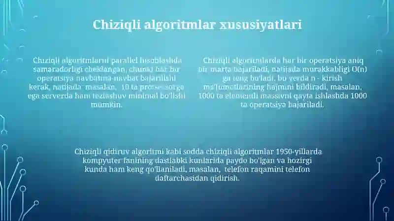 Chiziqli qidirish algoritmi 4