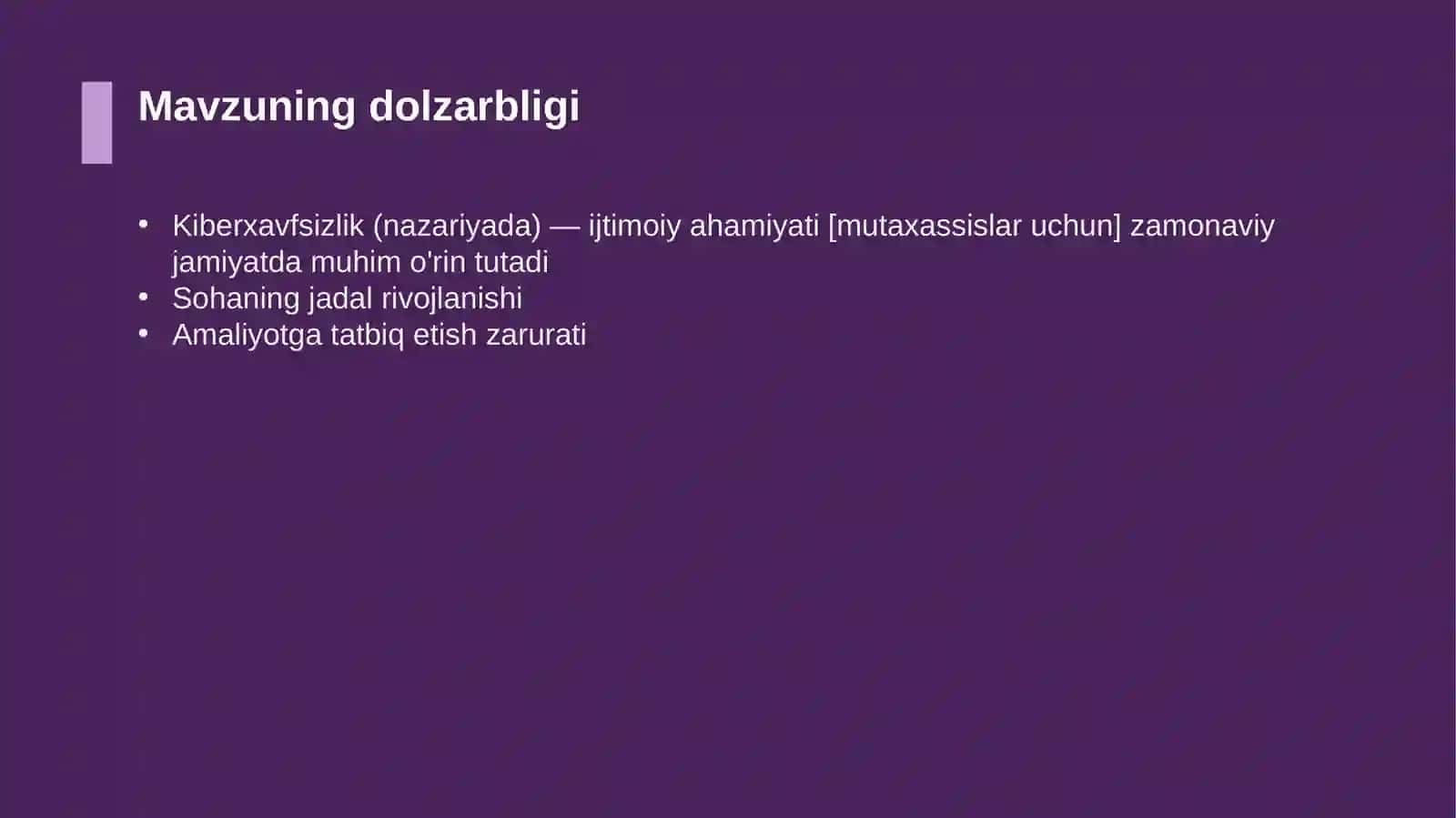 Kiberxavfsizlik (nazariyada) — ijtimoiy ahamiyati [mutaxassislar uchun] 4