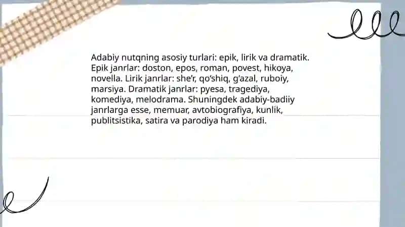 Adabiy nutq va uning uslublari 4