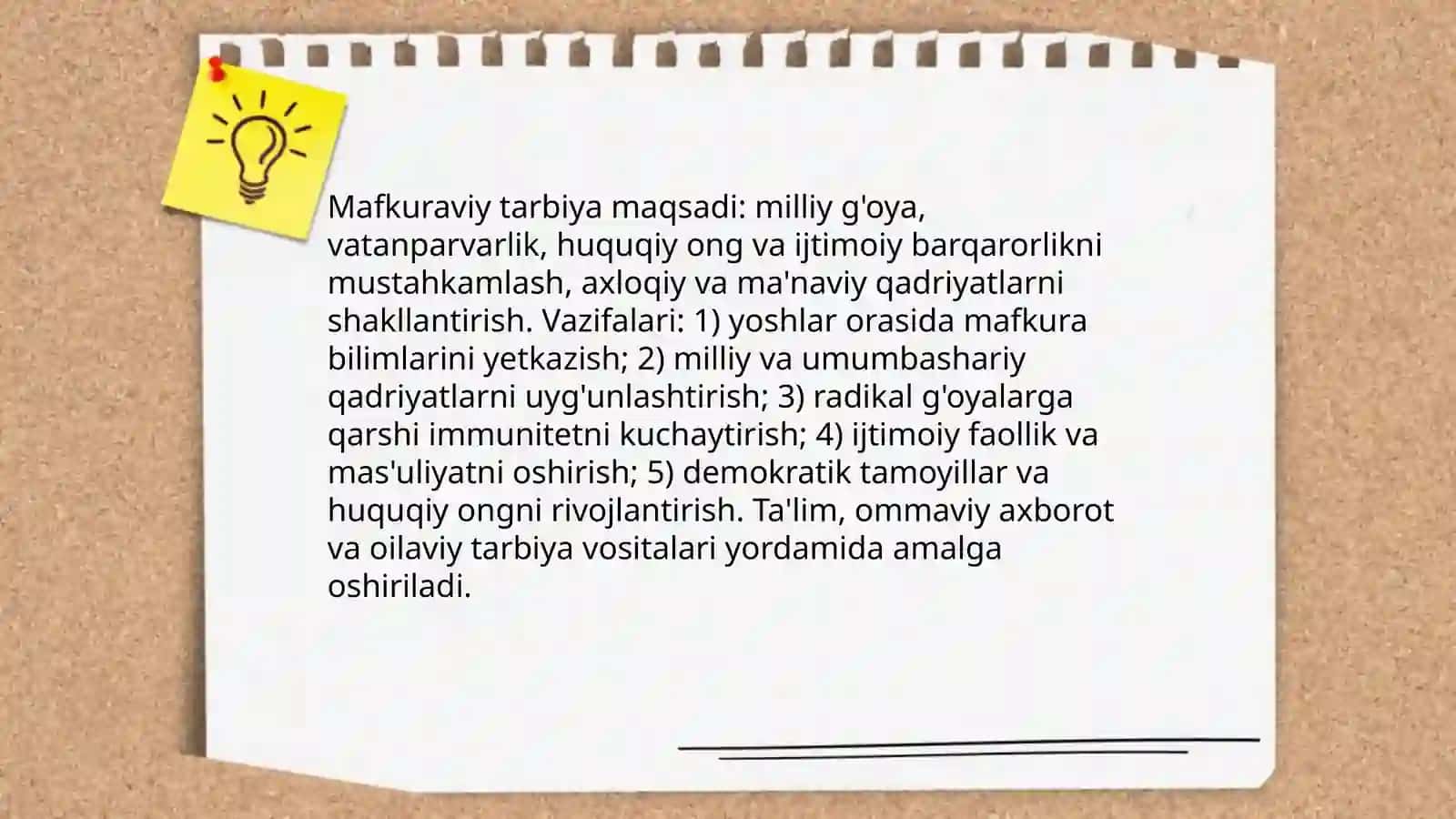 Mafkuraviy tolerantlik.Mafkuraviy tarbiya Mafkuraviy  tizim 4