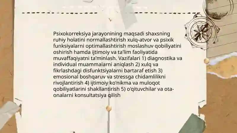 Psixokorreksiya jarayonining mohiyati 4