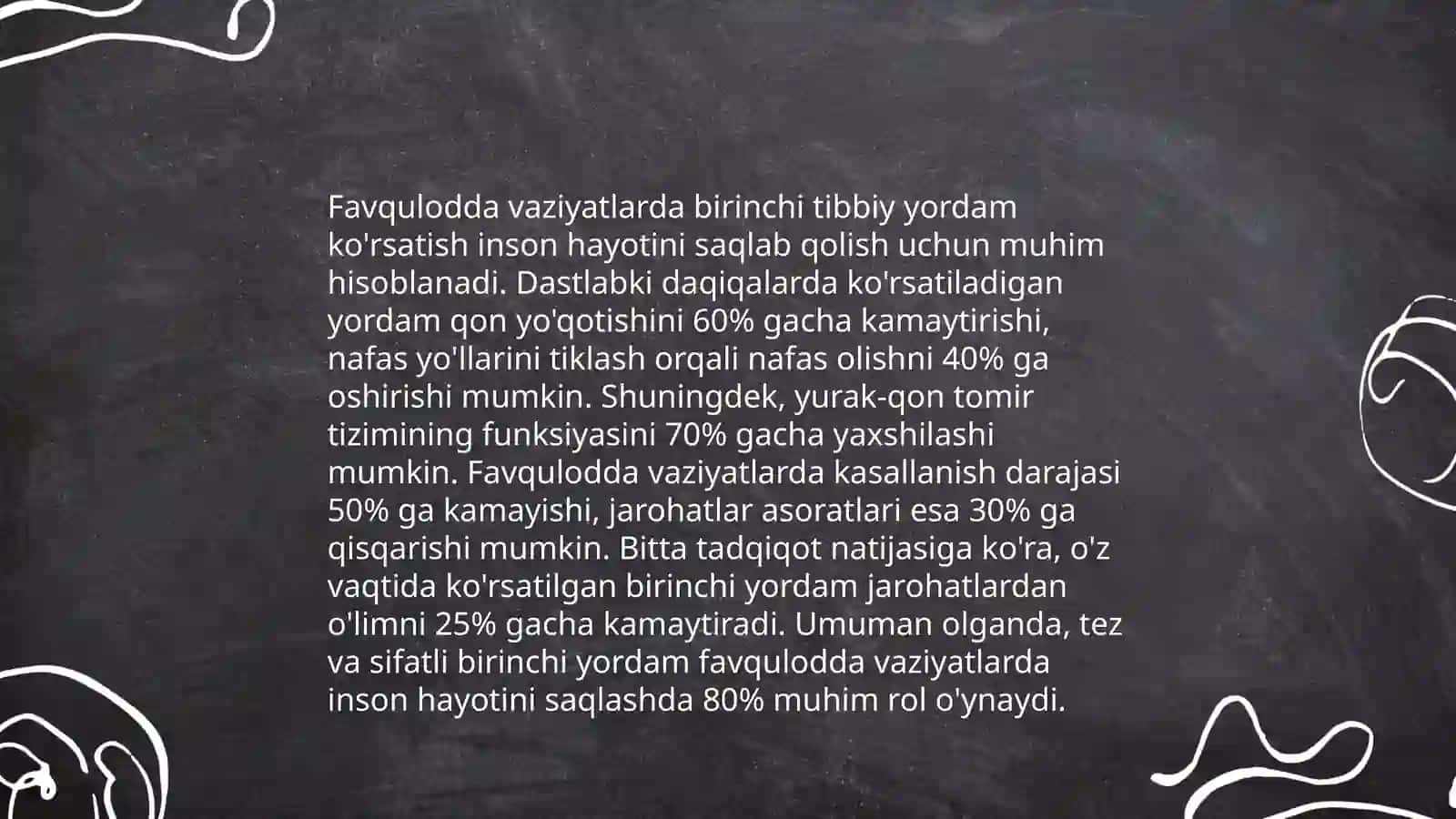 Birinchi tez tibbiy yordamning ahamiyati 4