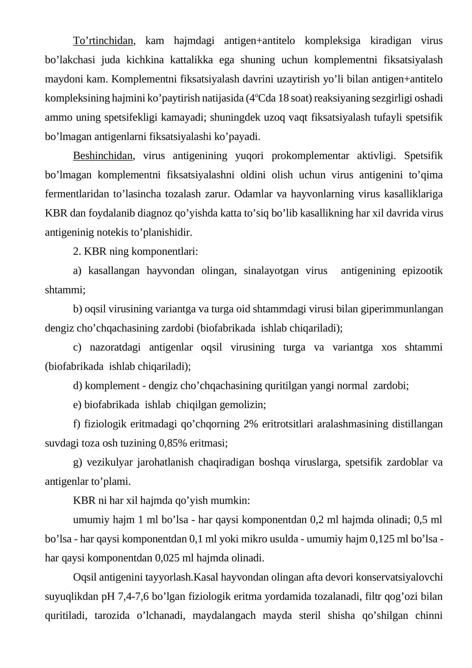Komplementni bog’lash reaksiyasi 4