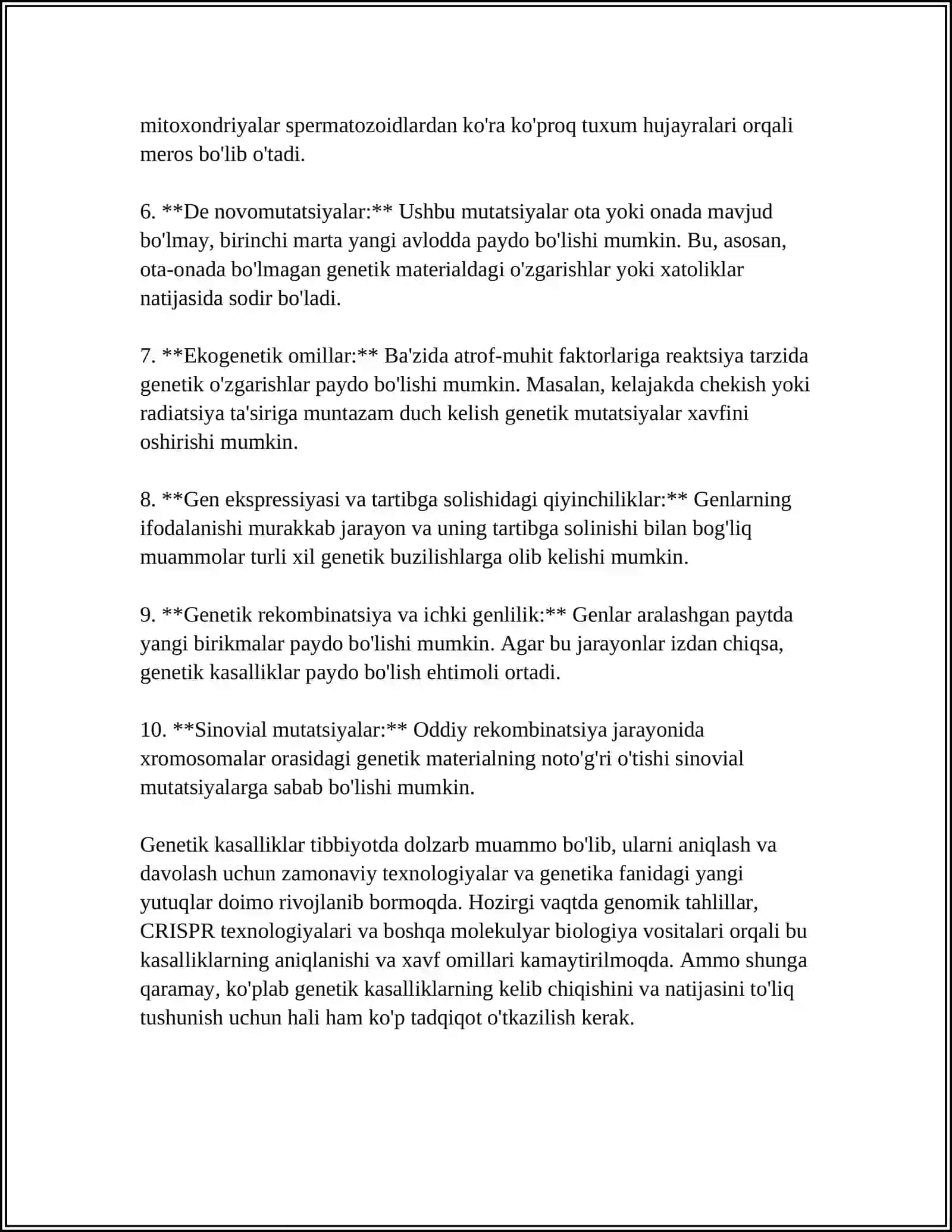 GEN KASALLIKLARI 4