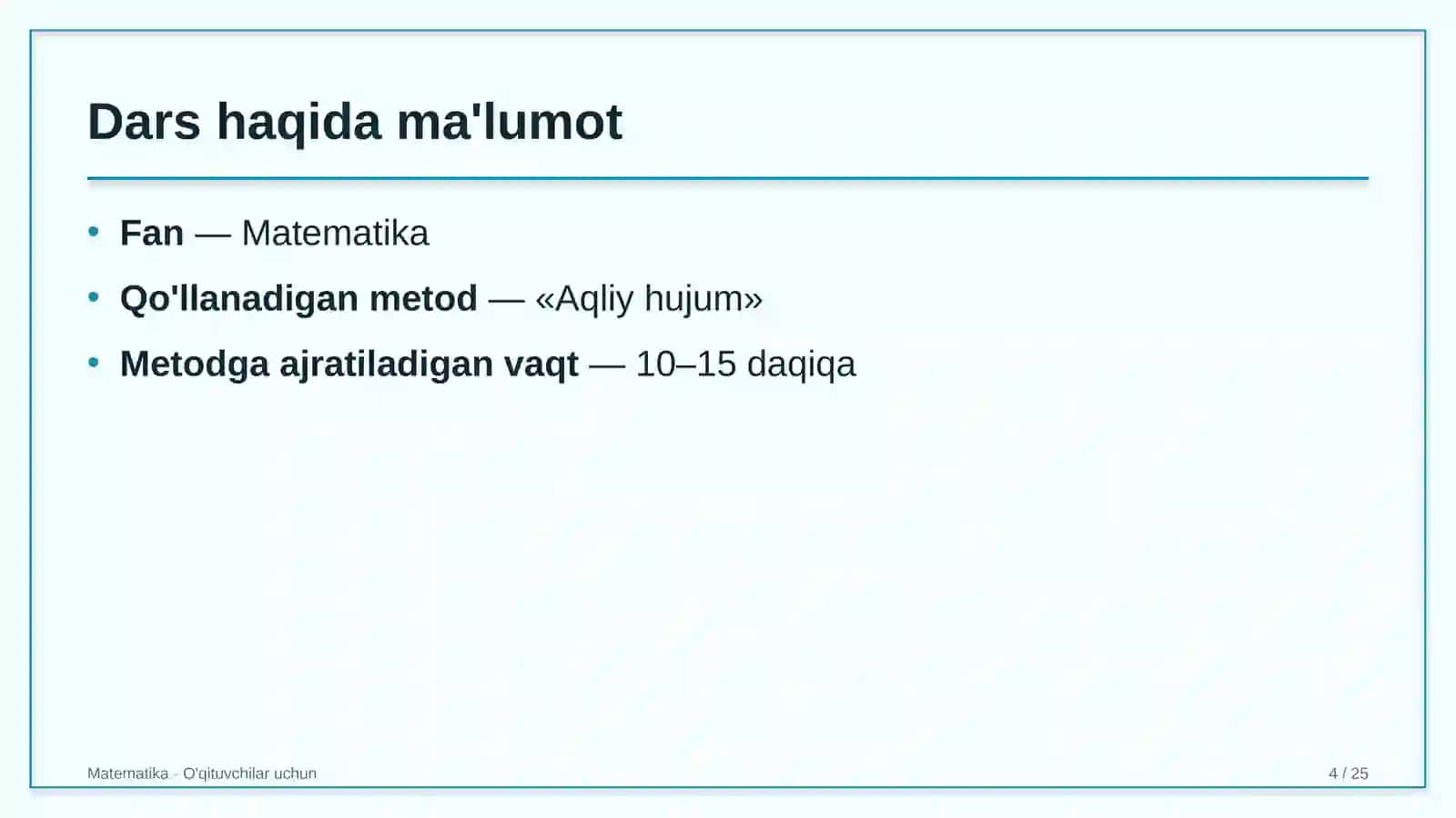 matematika darslarida aqliy hujum metodidan foydalanish 5367 4