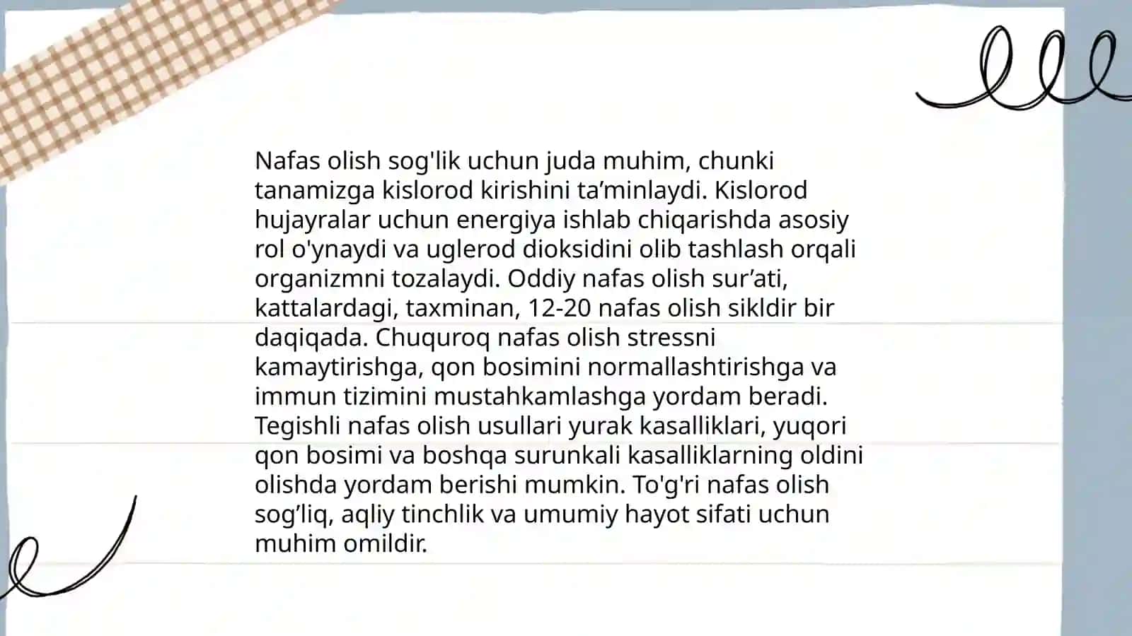 Nafas olishning ahamiyati 4