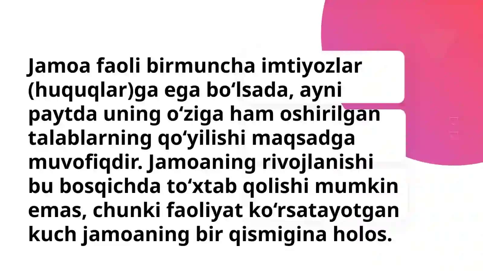 Bolalar tarbiya jamoasi va yagona pedagogik jarayonning asosiy shakli 4