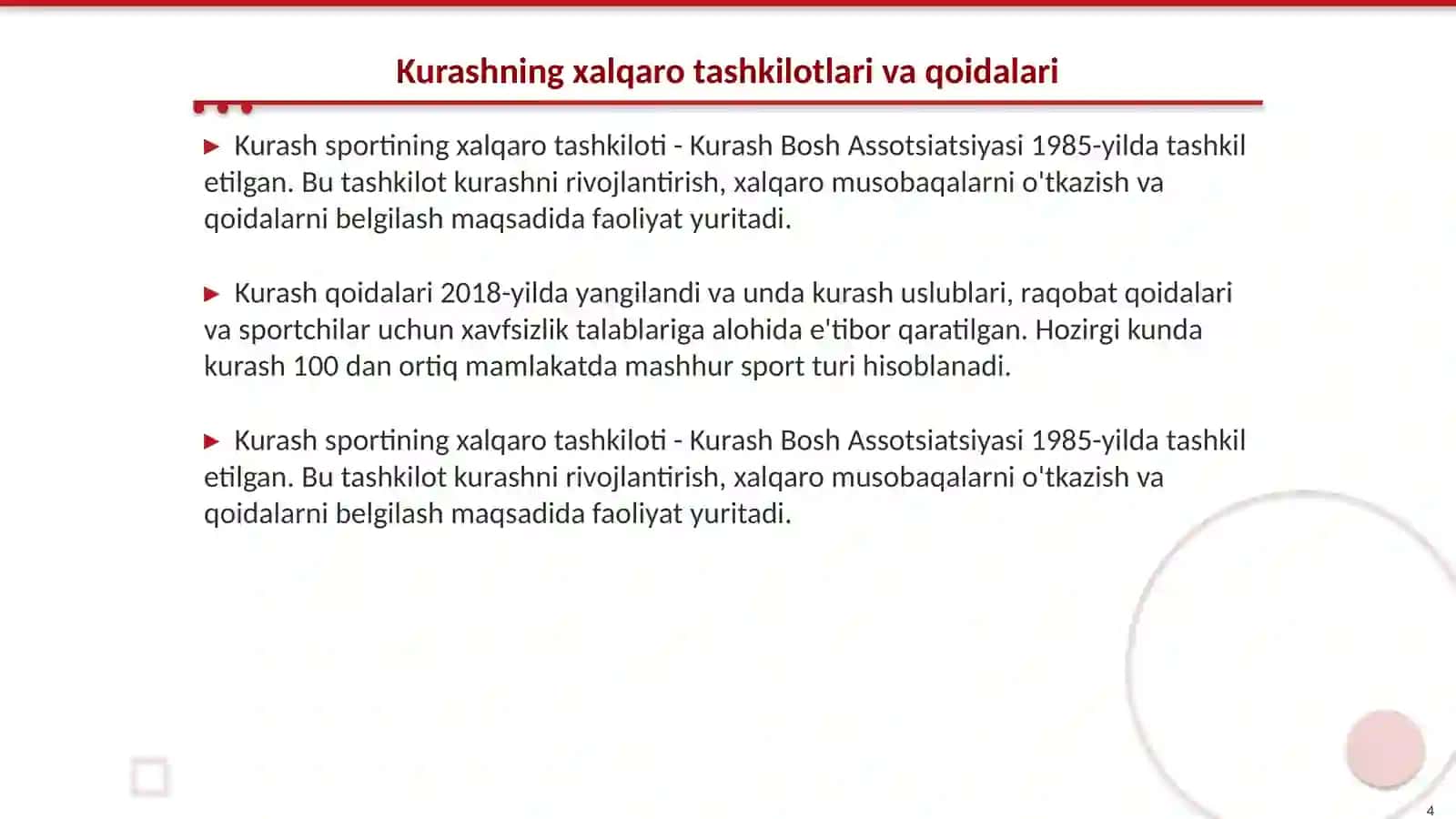Kurash Sporti Tarixi va Qoidalari 4
