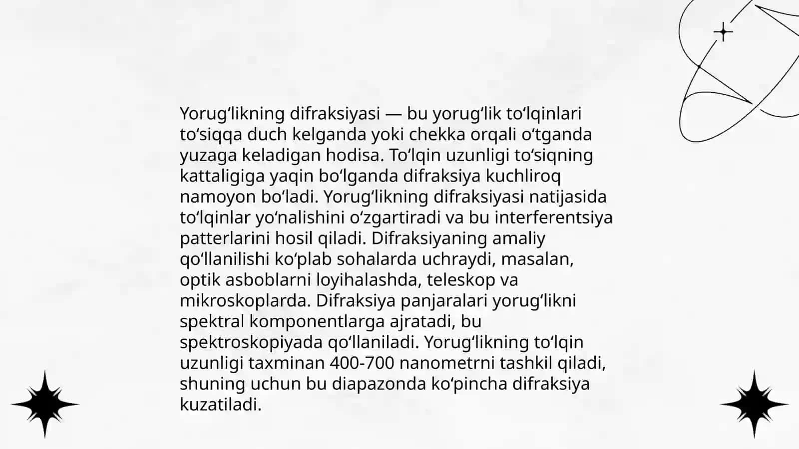 Yorug‘likning to'lqin xossalari 4