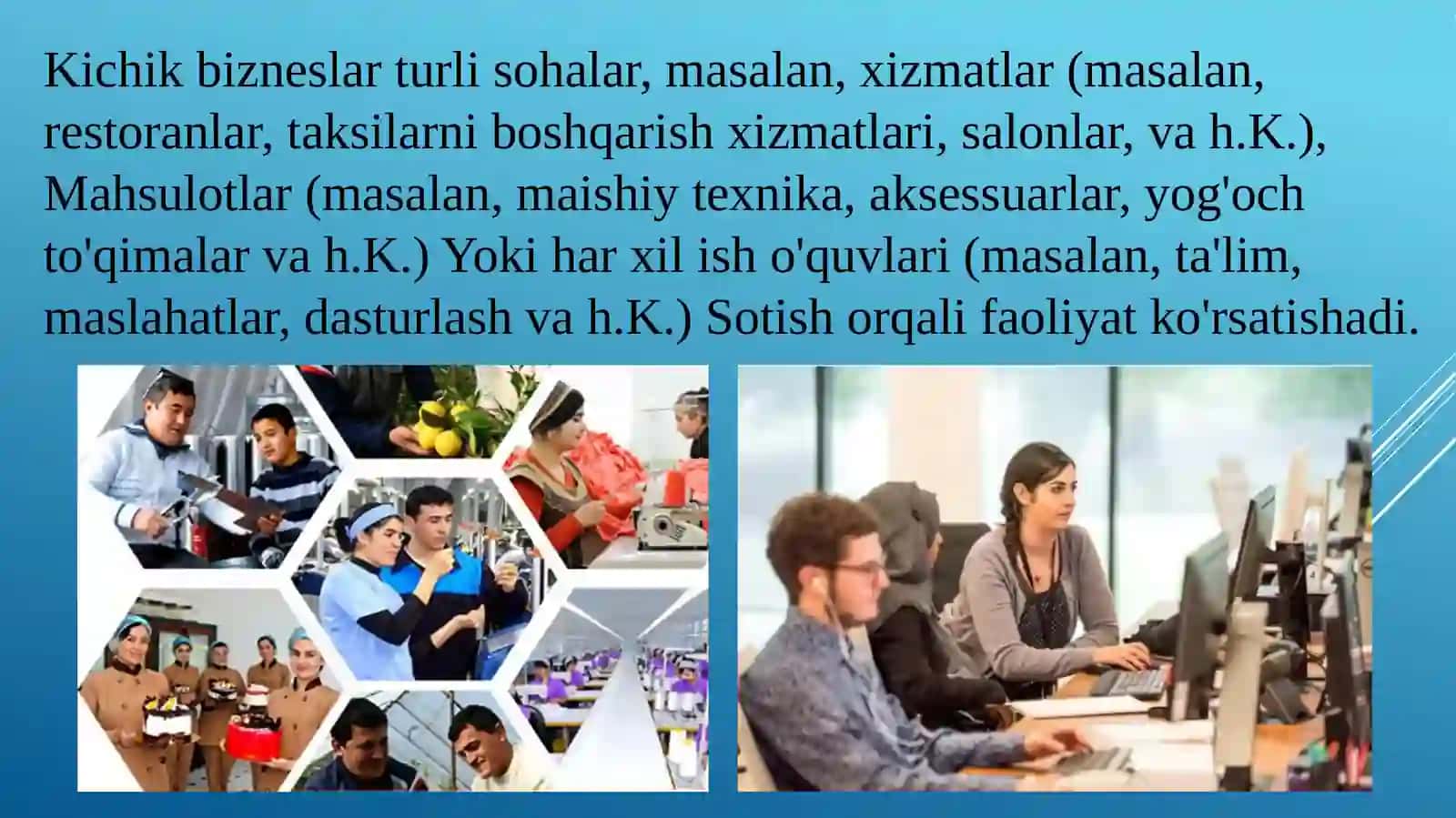 Aholi farovonligini ta’minlashda kichik biznesning o’rni 4
