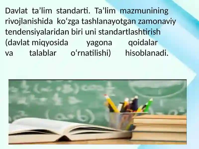 davlat ta'lim standartlari 4