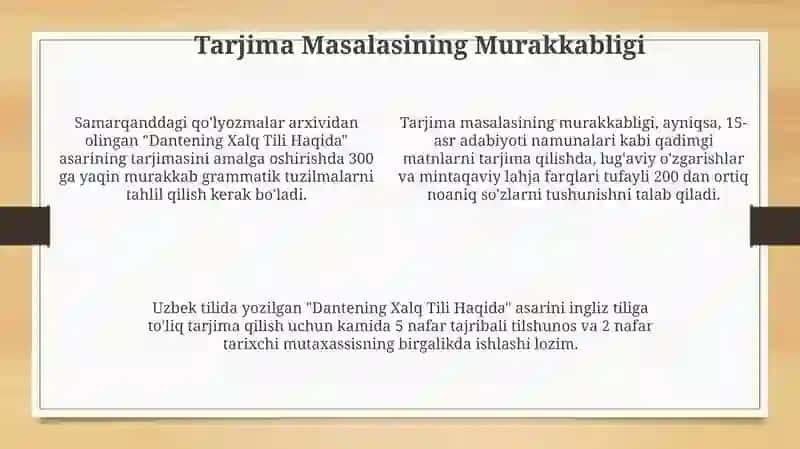 Dantening "Xalq tili haqida" asari 4