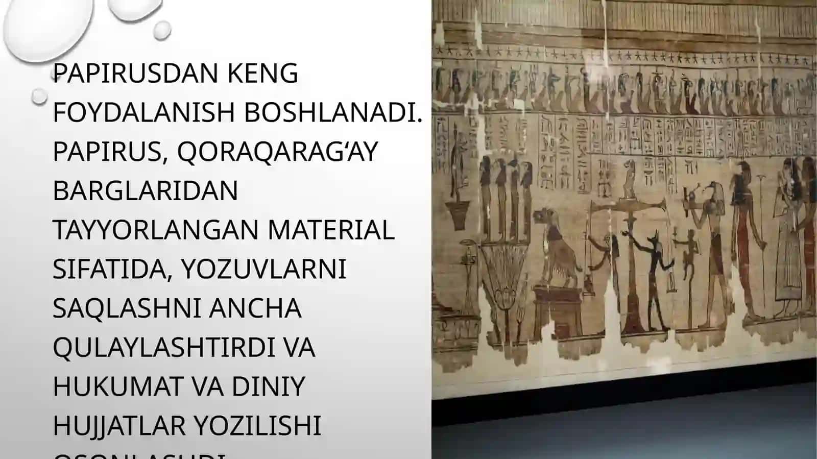 Qadimgi Misrda arxiv ishlarining ilk ko‘rinishi 4
