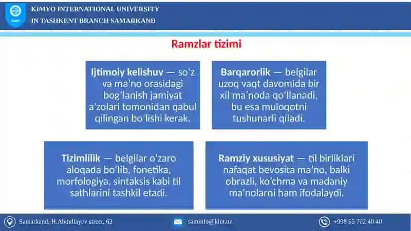 TIL-RAMZLAR TIZIMI 4