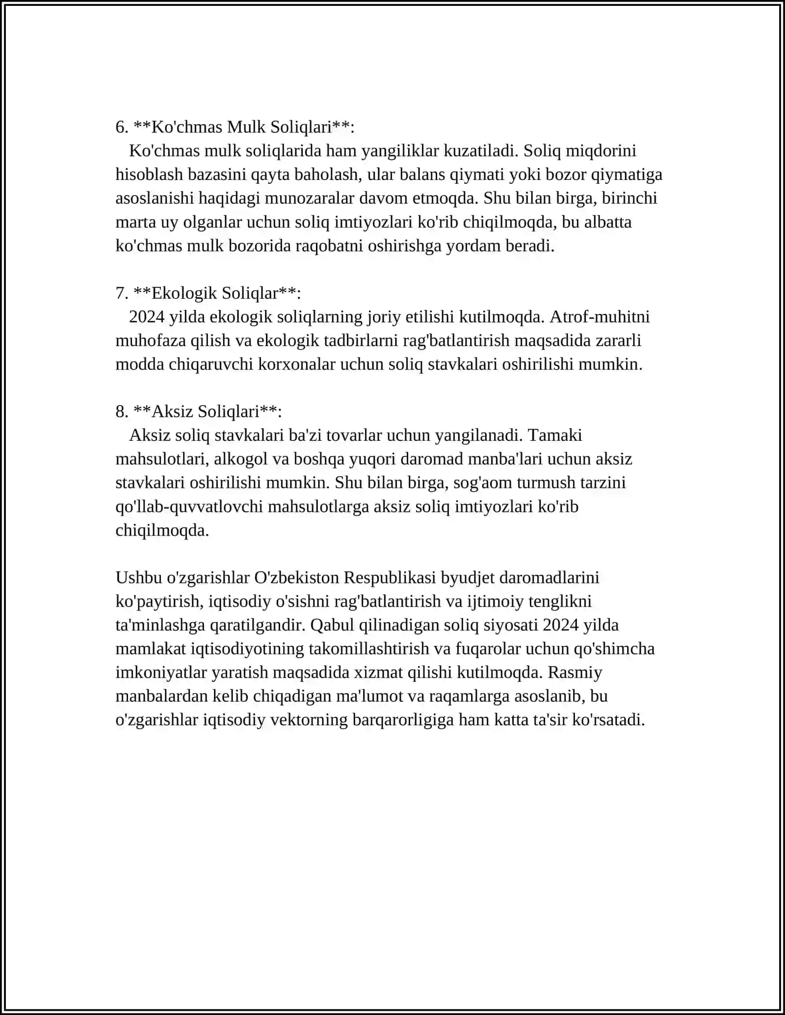 SOLIQNI 2024 YILDAGI QAT’IY BELGILANGAN MIQDORI 4