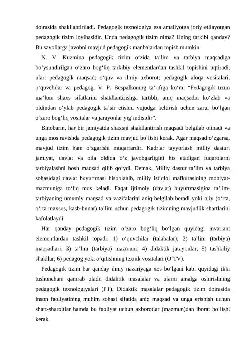 Shaxsga yo'naltirilgan ta'lim texnologiyasi 4