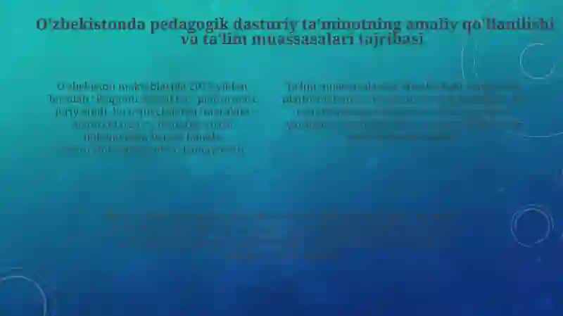Pedagogik dasturiy ta'minotning O'zbekistonda rivojlanish tarixi va istiqbollari 4