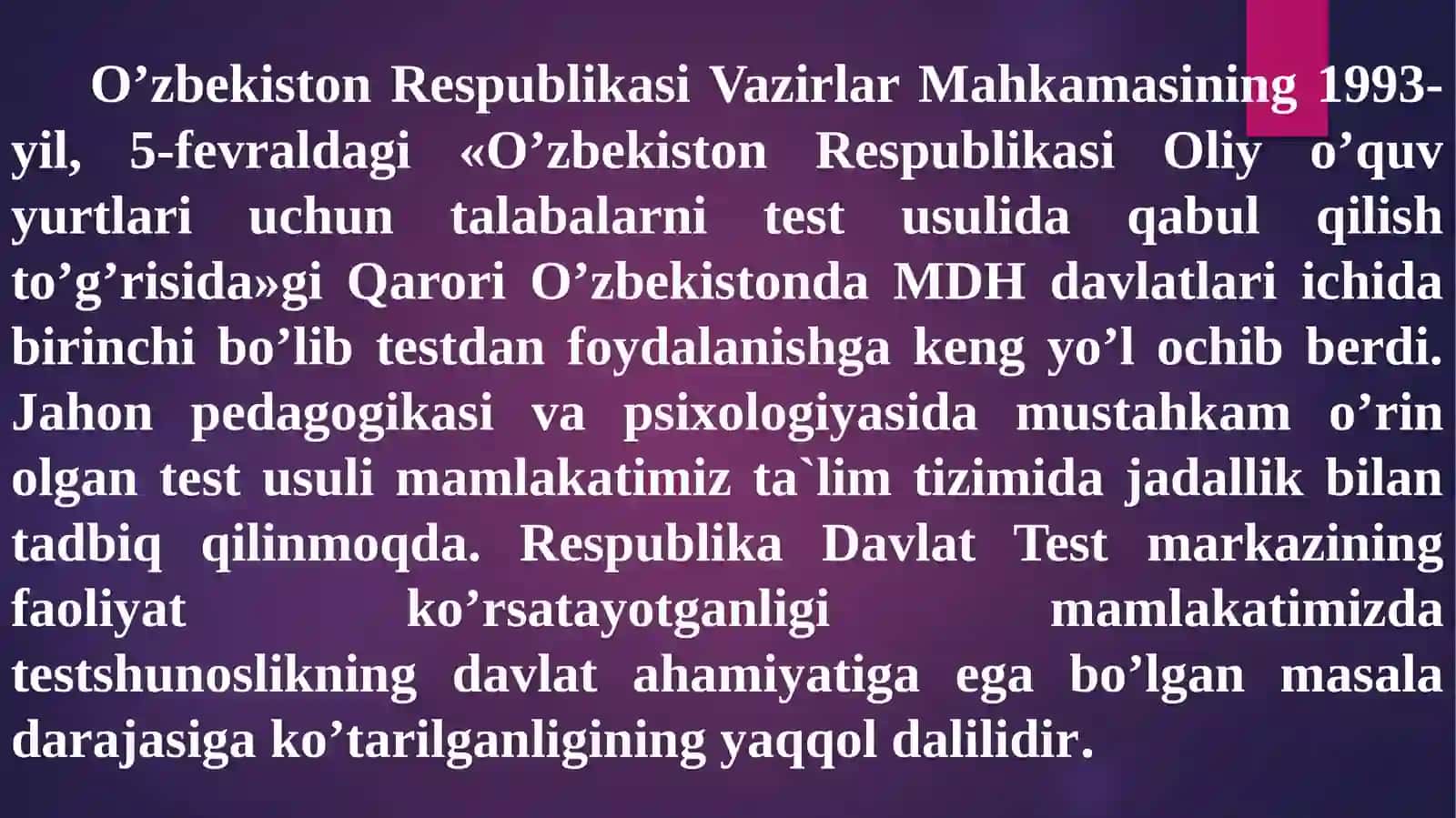 TEST MAQSADLARI, TEST FUNKSIYALARI VA TURLARI 4