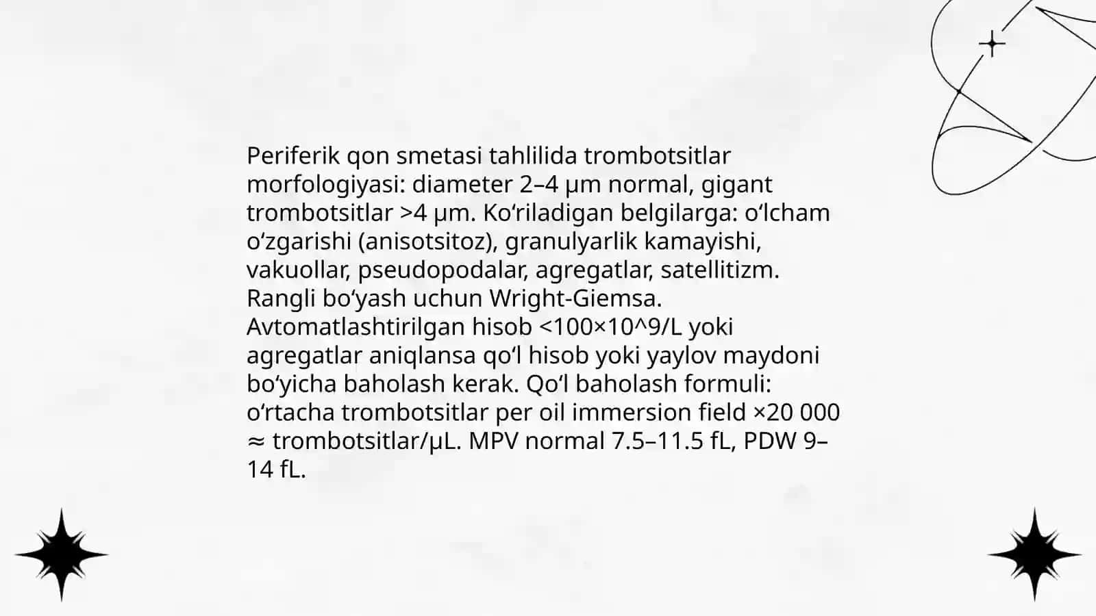 Birlamchi qon ivish tizimi va trombotsitlar patologiyasi laborator diagnostikasi 4