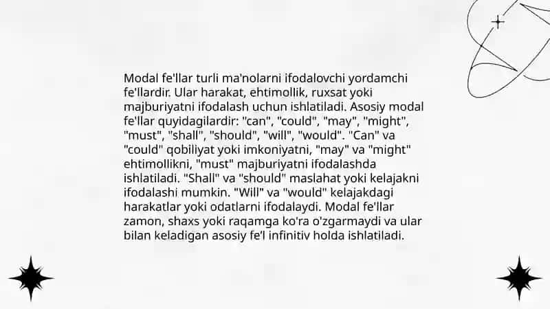 MODAL SOZLAR 4