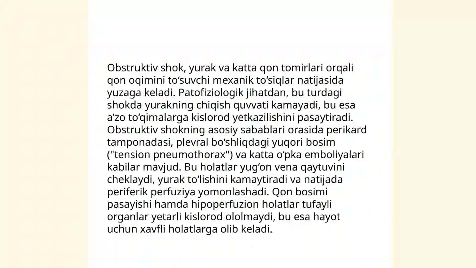 Obstruktiv shok 4