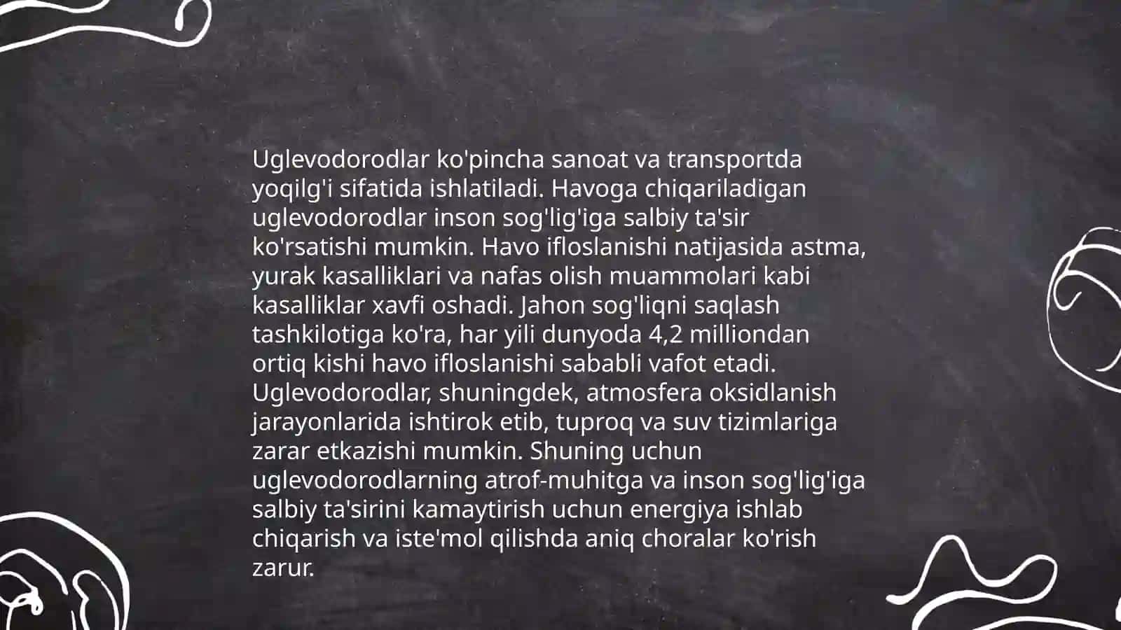 Uglevodorodlarning ozuqaviy qiymati 4